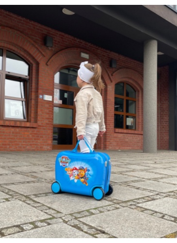 Bērnu koferis PAW PATROL SUITCASE BLUE RIDE ON