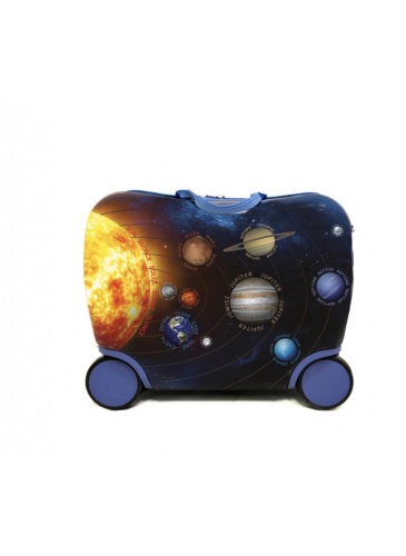 Bērnu koferis SUITCASE RIDE ON - Solar System