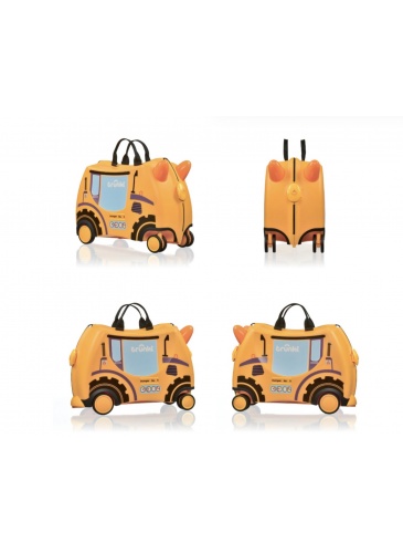Bērnu koferis Trunki GLIDE 360 DOUG THE DIGGER