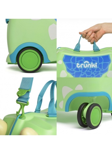 Bērnu koferis Trunki GLIDE 360 DUDLEY THE DINOSAUR