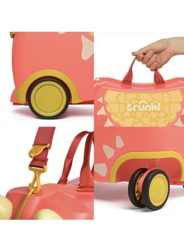 Bērnu koferis Trunki GLIDE 360 DYLAN THE DRAGON