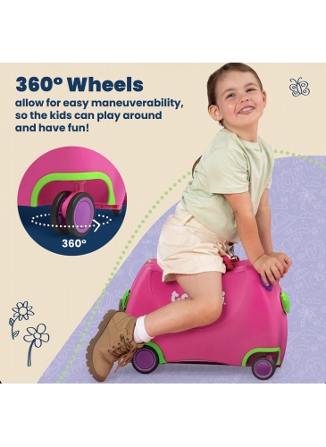 Bērnu koferis Trunki GLIDE 360 TRIXIE