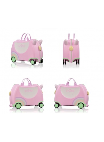 Bērnu koferis Trunki GLIDE 360 UNA THE UNICORN