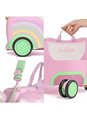Bērnu koferis Trunki GLIDE 360 UNA THE UNICORN