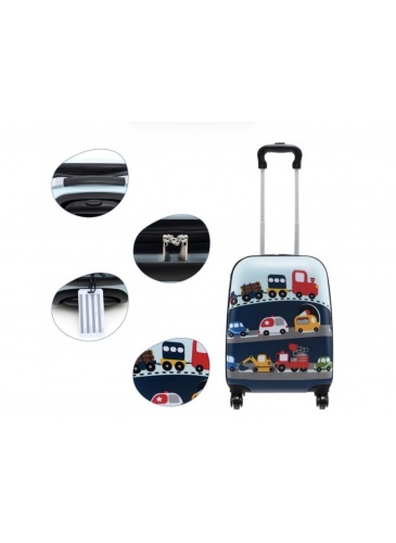 Bērnu komplekts 5gb SUITCASE CARS