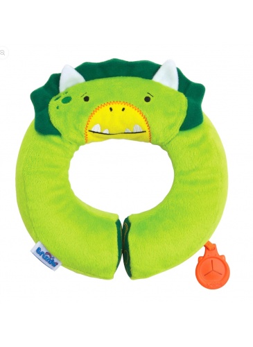 Trunki baby pillow Dudley Dinozaur green