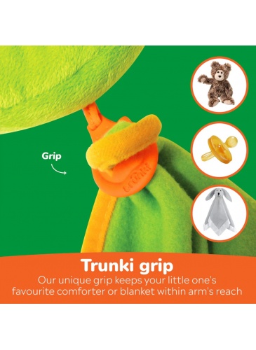Trunki baby pillow Dudley Dinozaur green