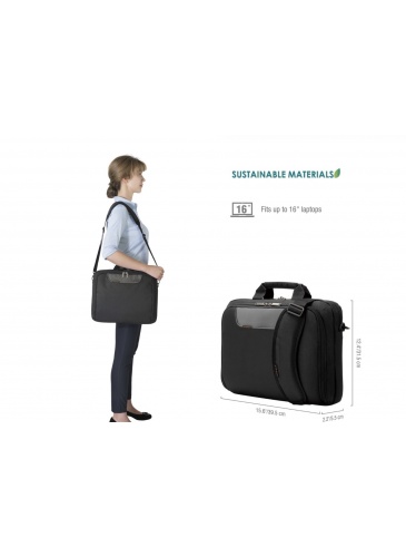 Datoru soma EVERKI 16 ADVANCE ECO BRIEFCASE