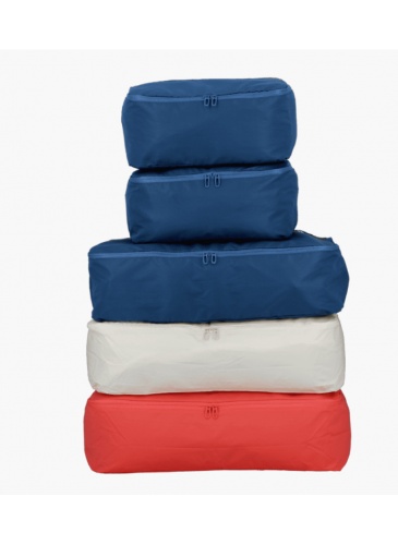 Jump set of 7 travel organisers , L size