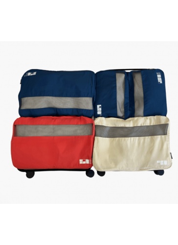 Jump set of 7 travel organisers , L size