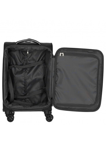 Trolley 55 cm D&N Lederwaren black