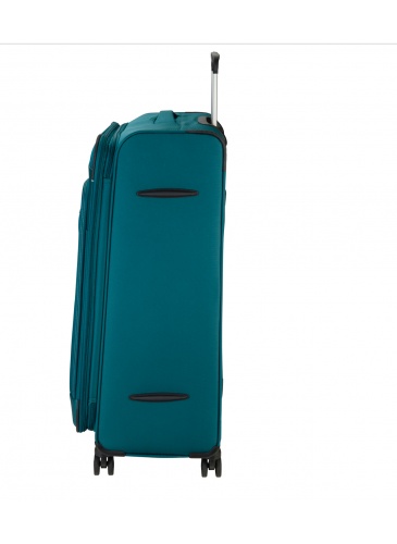 Trolley 55 cm D&N Lederwaren Petrol