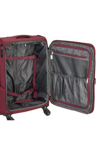 Trolley 55 cm D&N Lederwaren Petrol