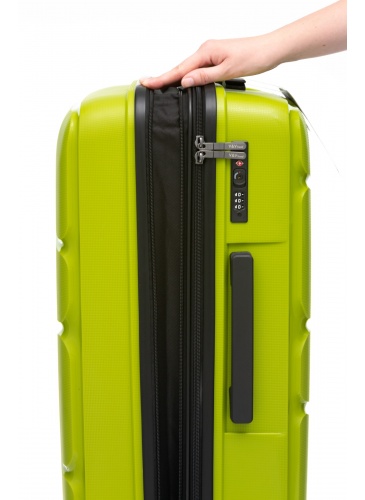Trolley 65 cm  V&V TRAVEL PEACE OLIVE