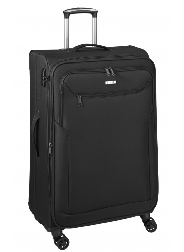 Чемодан 66 cm D&N Lederwaren Black