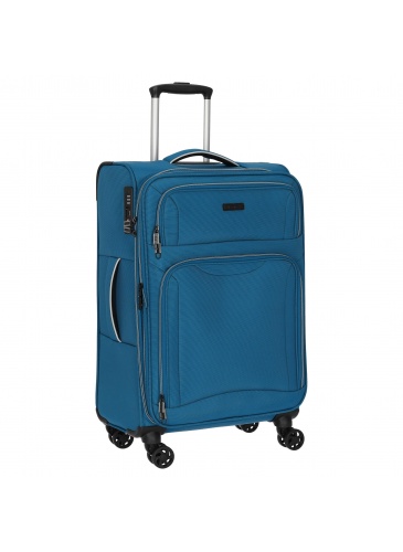 Trolley 66 cm D&N Lederwaren Blue