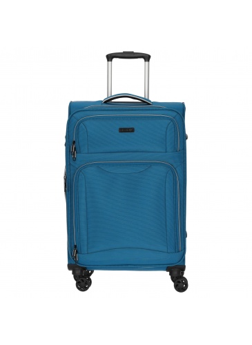 Trolley 66 cm D&N Lederwaren Blue