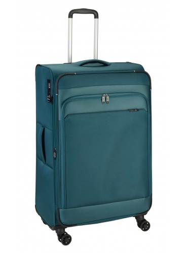 Trolley 67 cm D&N Lederwaren Petrol