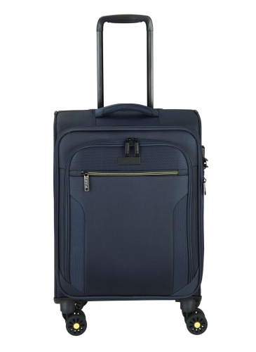 Trolley 68 cm D&N Lederwaren Navy BLUE