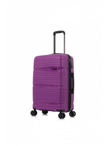 Trolley 69 cm D&N Lederwaren Purple