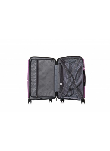 Trolley 69 cm D&N Lederwaren Purple