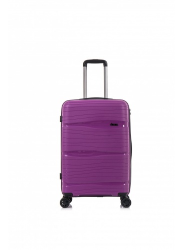 Trolley 69 cm D&N Lederwaren Purple