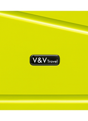 Trolley 74 cm  V&V TRAVEL PEACE OLIVE
