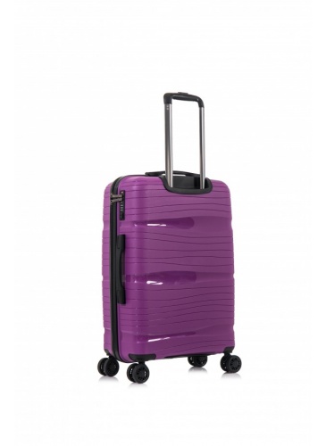 Trolley 78 cm D&N Lederwaren Purple