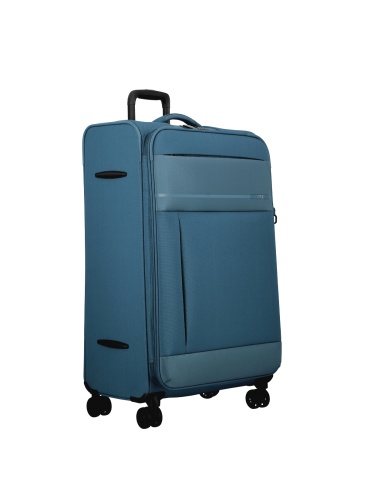 Trolley 78 cm  JUMP MONTHELYS Expandable 4 wheels blue