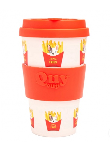 Puodelis QuyCup 400 ml RePET FRENCH FRIES