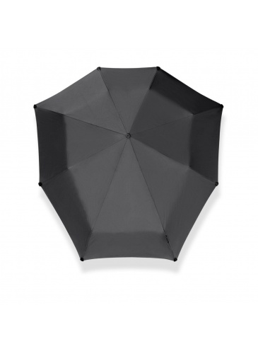 Black foldable umbrella senz° mini automatic pure black