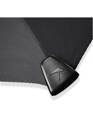 Black foldable umbrella senz° mini automatic pure black