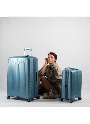 Rokas bagāža 55x40x20/24 cm JUMP EVAE  LIGHT BLUE