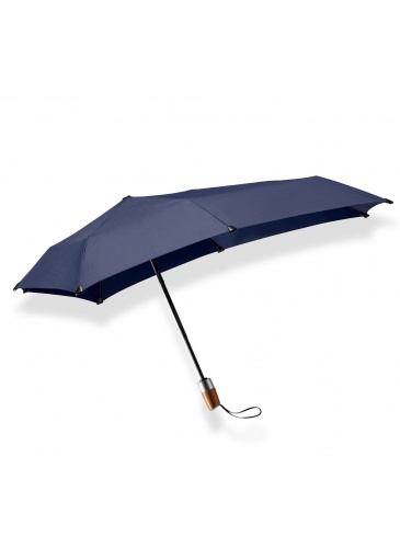 Foldable umbrella mini automatic deluxe midnight blue