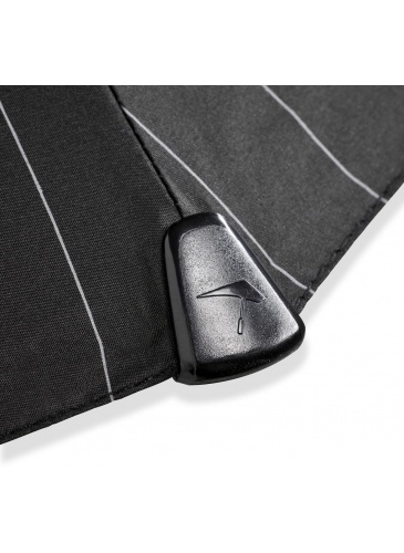 Foldable umbrella mini automatic deluxe pin stripe