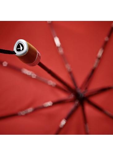 Foldable umbrella mini automatic deluxe red