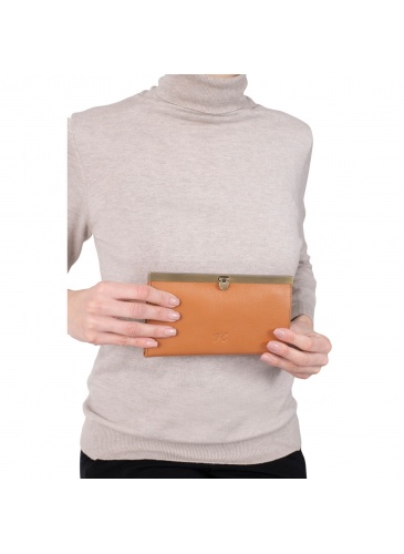 Women leather wallet HEXAGONA LINE BASTILLE