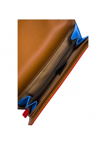 Women leather wallet Mywalit Caramel