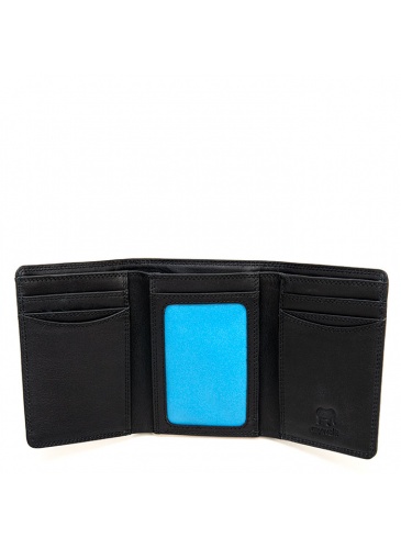 Mens leather wallet Mywalit Black
