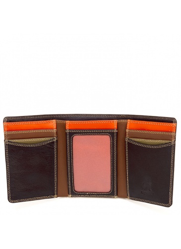 Mens leather wallet Mywalit Safari Multi