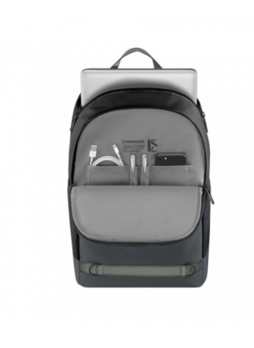 WENGER TYON 15.6'' LAPTOP BACKPACK Gravity Black